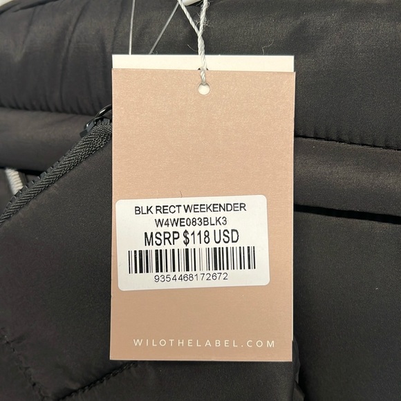 Wilo The Label | 🖤 Weekender Travel Bag Set w/ Eye Glass Case & Extra Bag - Picture 11 of 12